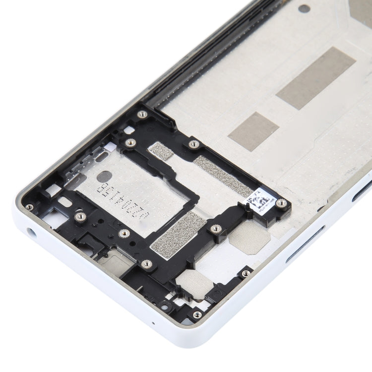 For Sony Xperia 10 IV Original Middle Frame Bezel Plate (White) - Frame Bezel Plate by buy2fix | Online Shopping UK | buy2fix