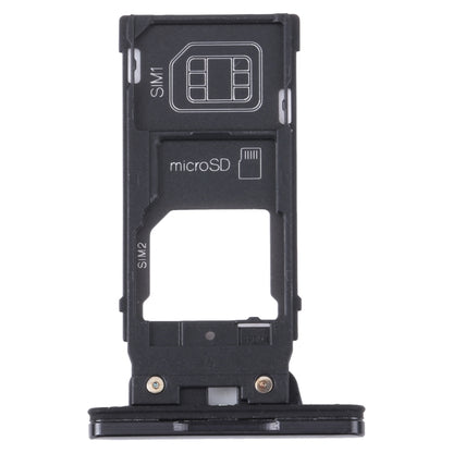 For Sony Xperia XZ2 Premium Original SIM Card Tray + SIM / Micro SD Card Tray (Black) - Card Tray by buy2fix | Online Shopping UK | buy2fix
