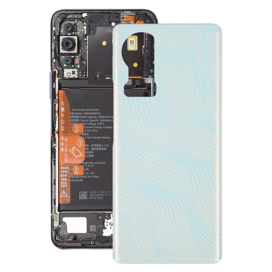 For Honor 80 OEM Glass Battery Back Cover(White) - Back Cover by buy2fix | Online Shopping UK | buy2fix