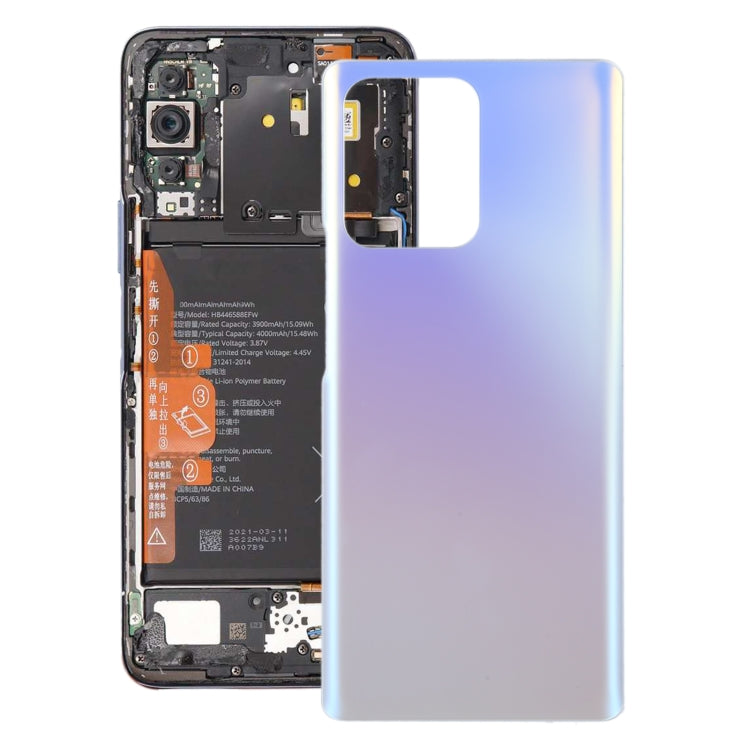 For Honor 80 SE OEM Glass Battery Back Cover(Blue) - Back Cover by buy2fix | Online Shopping UK | buy2fix