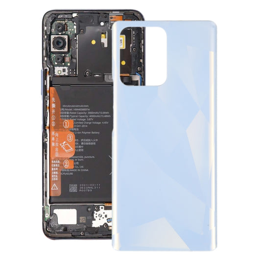 For Honor 80 SE OEM Glass Battery Back Cover(Baby Blue) - Back Cover by buy2fix | Online Shopping UK | buy2fix