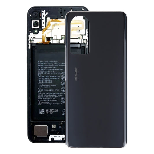 For Honor 80 Pro OEM Glass Battery Back Cover(Black) - Back Cover by buy2fix | Online Shopping UK | buy2fix