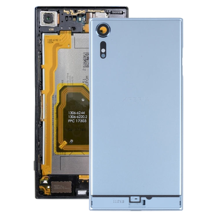 For Sony Xperia XZs Original Battery Back Cover(Blue) - Back Cover by buy2fix | Online Shopping UK | buy2fix