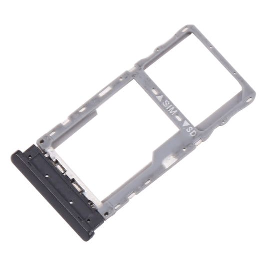 For Alactel Joy Tab 2 9032Z SIM Card Tray + Micro SD Card Tray(Black) - Card Tray by buy2fix | Online Shopping UK | buy2fix