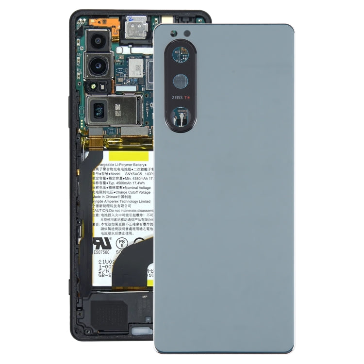 For Sony Xperia 5 III Original Battery Back Cover with Camera Lens Cover(Green) - Back Cover by buy2fix | Online Shopping UK | buy2fix