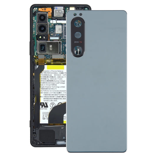 For Sony Xperia 5 III Original Battery Back Cover with Camera Lens Cover(Green) - Back Cover by buy2fix | Online Shopping UK | buy2fix