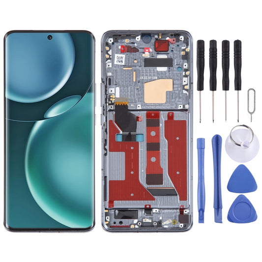 Original LCD Screen For Honor Magic4 Digitizer Full Assembly with Frame(Black) by buy2fix