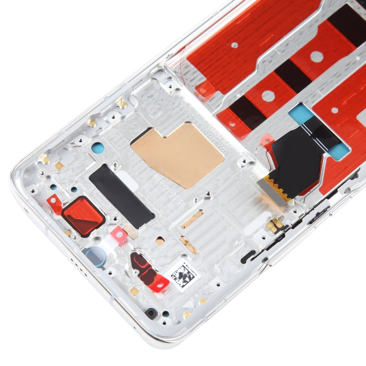 Original LCD Screen For Honor Magic4 Digitizer Full Assembly with Frame(Silver) by buy2fix