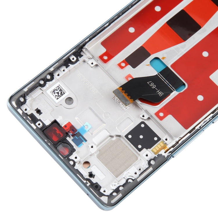 Original LCD Screen For Honor 70 Digitizer Full Assembly with Frame(Green) - LCD Screen by buy2fix | Online Shopping UK | buy2fix