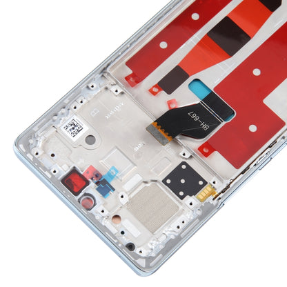 Original LCD Screen For Honor 70 Digitizer Full Assembly with Frame(Blue) by buy2fix