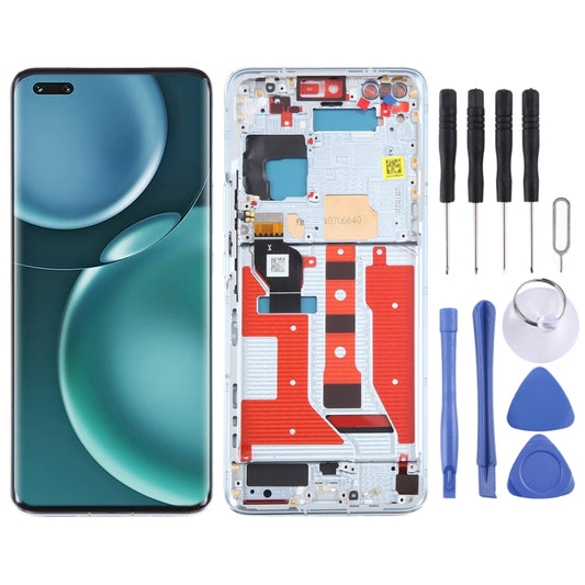 For Honor Magic4 Pro Original LCD Screen Digitizer Full Assembly with Frame, Not Supporting Fingerprint Identification(Blue) - LCD Screen by buy2fix | Online Shopping UK | buy2fix