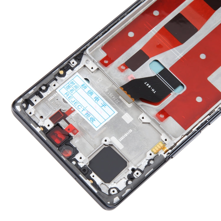 Original LCD Screen For Honor 60 Digitizer Full Assembly with Frame(Black) by buy2fix