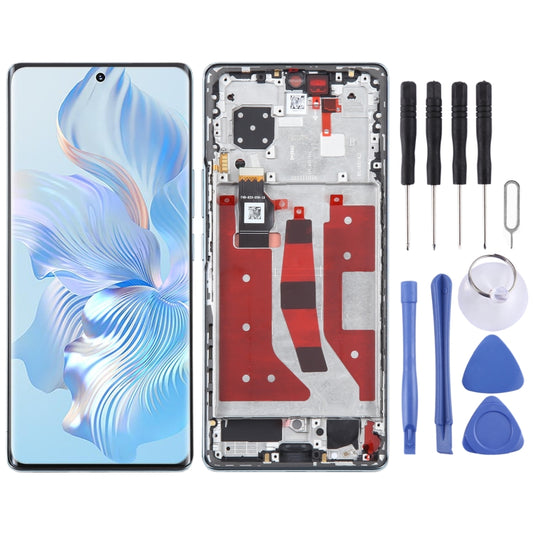 Original LCD Screen For Honor 80 Digitizer Full Assembly with Frame(Green) by buy2fix