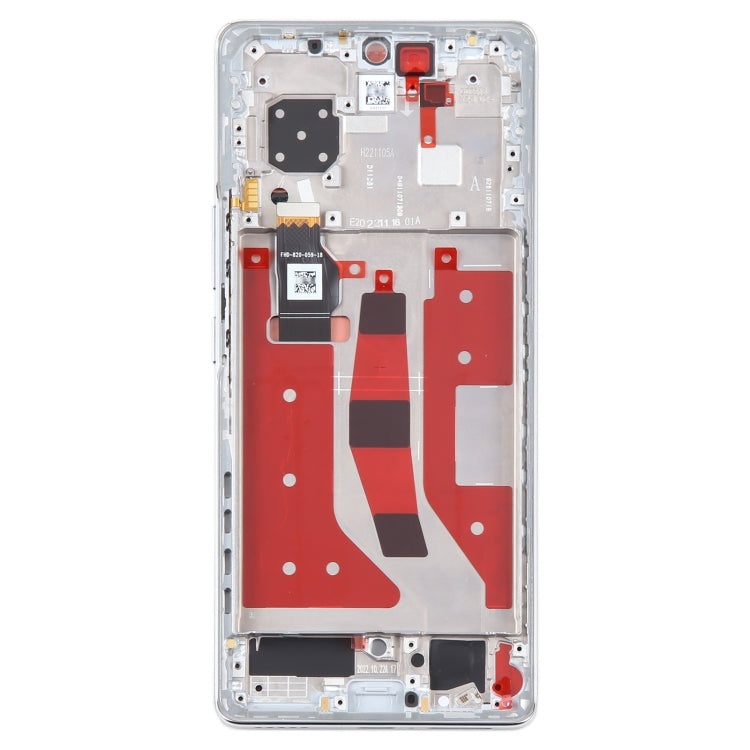 Original LCD Screen For Honor 80 Digitizer Full Assembly with Frame(Silver) by buy2fix