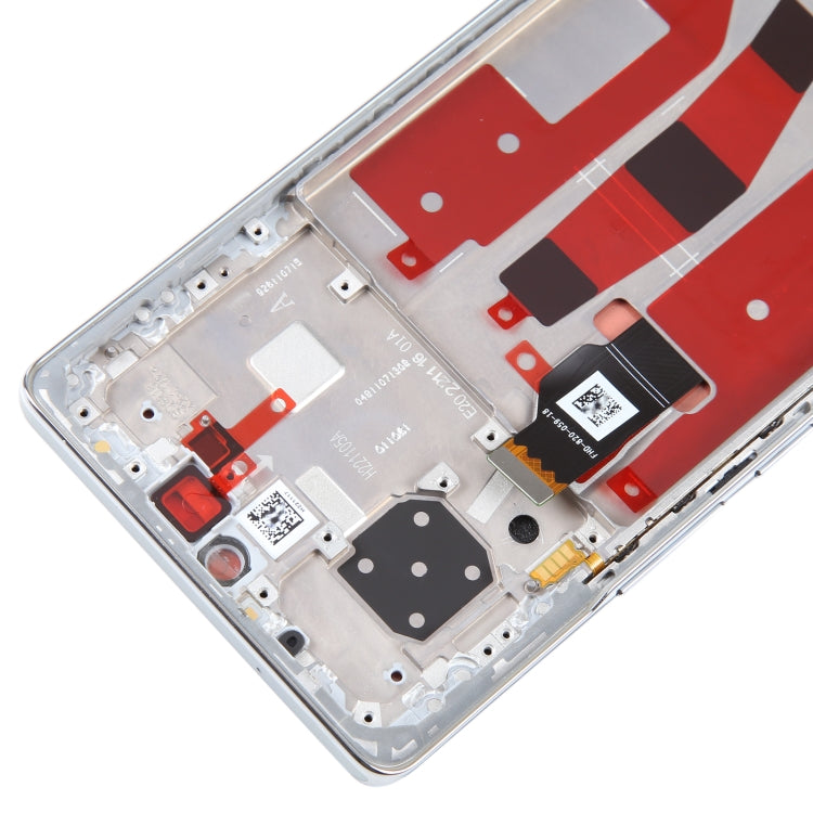 Original LCD Screen For Honor 80 Digitizer Full Assembly with Frame(Silver) by buy2fix