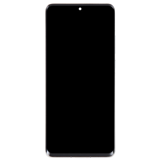 Original LCD Screen For Huawei P50 Pro Digitizer Full Assembly with Frame(Silver) by buy2fix