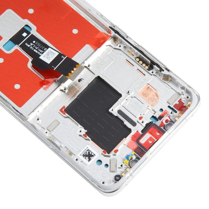 For Huawei Mate 50 Pro Original LCD Screen Digitizer Full Assembly with Frame (Silver) - LCD Screen by buy2fix | Online Shopping UK | buy2fix