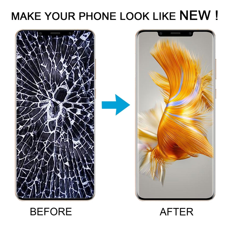 For Huawei Mate 50 Pro Original LCD Screen Digitizer Full Assembly with Frame (Silver) - LCD Screen by buy2fix | Online Shopping UK | buy2fix