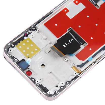 Original LCD Screen For Honor X8a Digitizer Full Assembly with Frame(Gold) by buy2fix