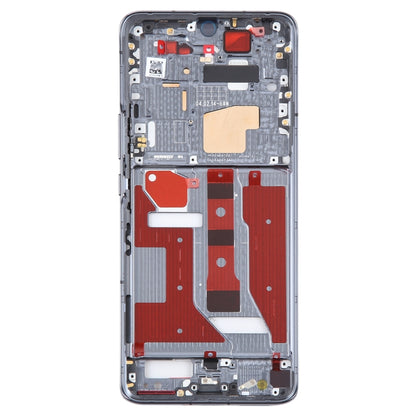 For Honor Magic4 Front Housing LCD Frame Bezel Plate(Black) by buy2fix