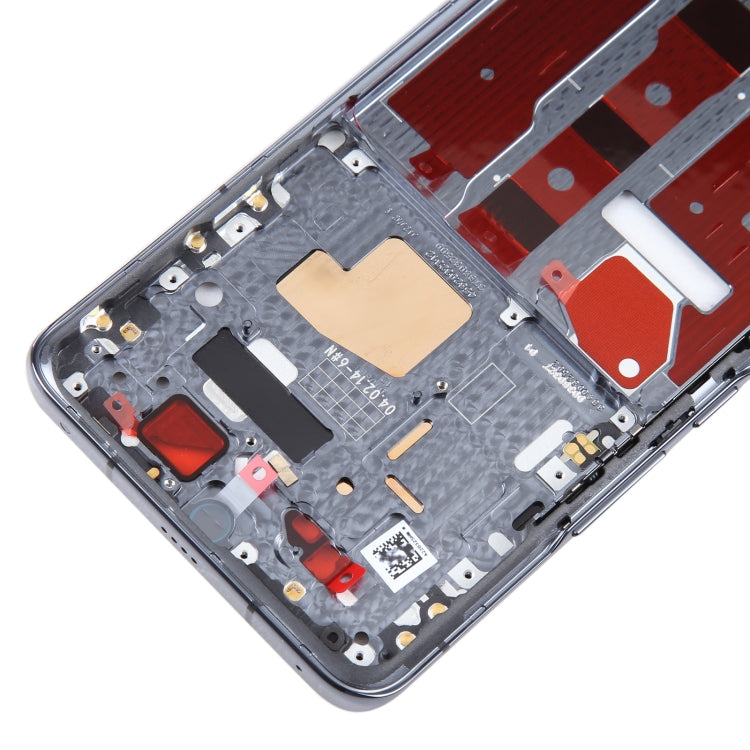 For Honor Magic4 Front Housing LCD Frame Bezel Plate(Black) by buy2fix