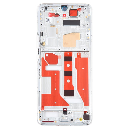 For Honor Magic4 Front Housing LCD Frame Bezel Plate(Silver) by buy2fix