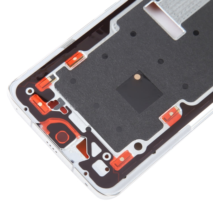 For Honor Magic4 Front Housing LCD Frame Bezel Plate(Silver) by buy2fix