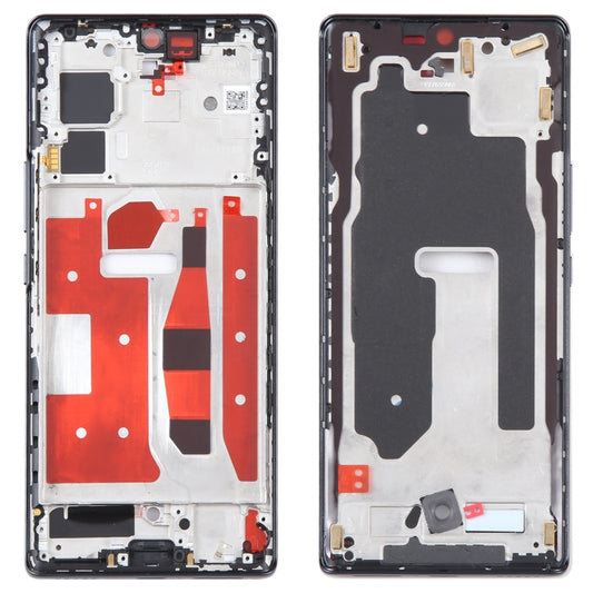 For Honor 70 Front Housing LCD Frame Bezel Plate(Black) by buy2fix