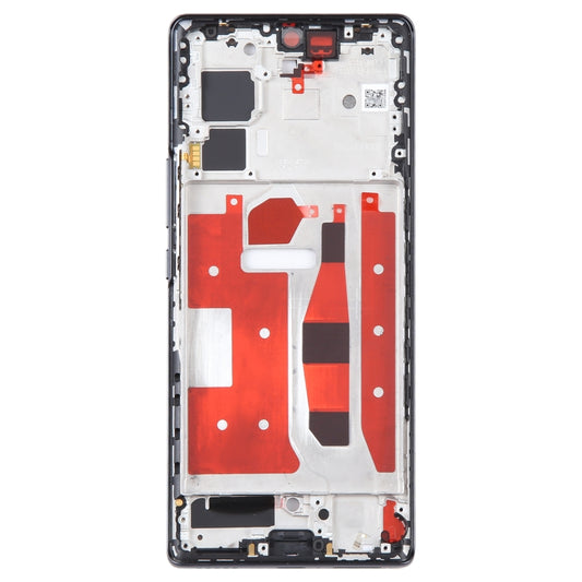 For Honor 70 Front Housing LCD Frame Bezel Plate(Black) by buy2fix