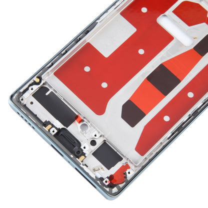 For Honor 70 Front Housing LCD Frame Bezel Plate(Green) by buy2fix