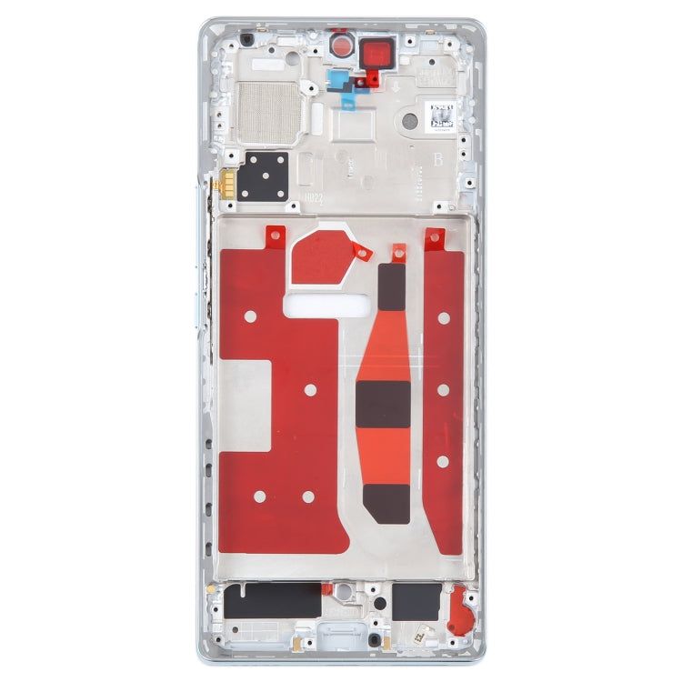 For Honor 70 Front Housing LCD Frame Bezel Plate(Blue) by buy2fix