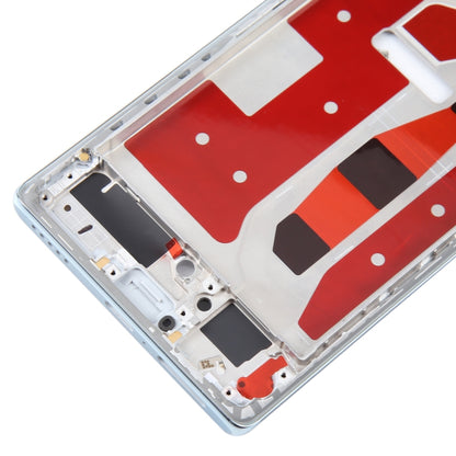 For Honor 70 Front Housing LCD Frame Bezel Plate(Blue) by buy2fix