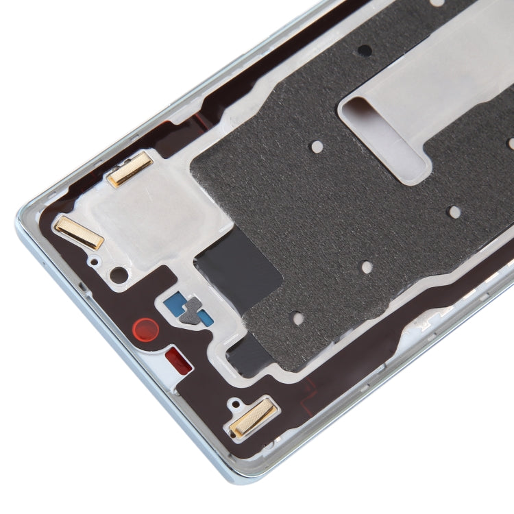 For Honor 70 Front Housing LCD Frame Bezel Plate(Blue) by buy2fix