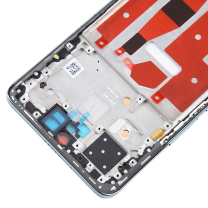 For Honor 60 Pro Front Housing LCD Frame Bezel Plate(Green) by buy2fix