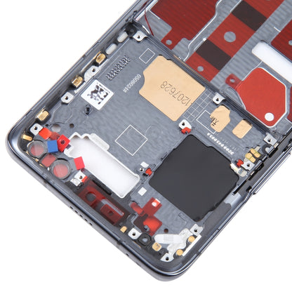 For Honor Magic4 Pro Front Housing LCD Frame Bezel Plate(Black) by buy2fix