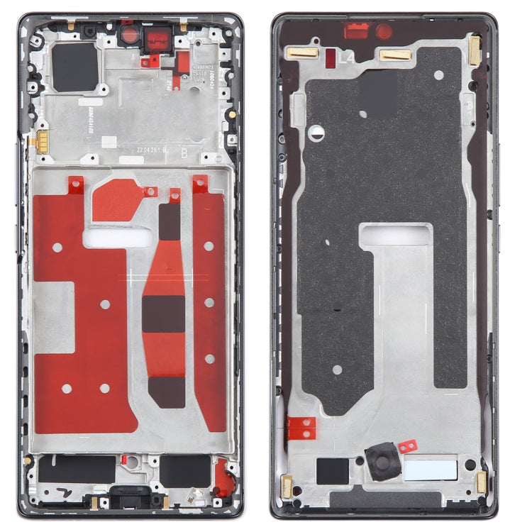 For Honor 60 Front Housing LCD Frame Bezel Plate(Black) by buy2fix