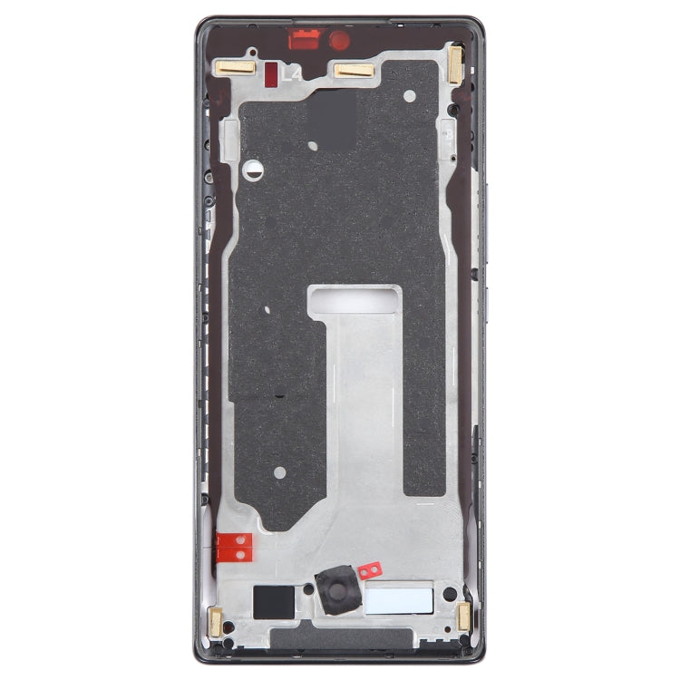 For Honor 60 Front Housing LCD Frame Bezel Plate(Black) by buy2fix