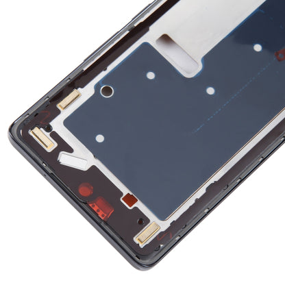 For Honor 80 Front Housing LCD Frame Bezel Plate(Black) by buy2fix