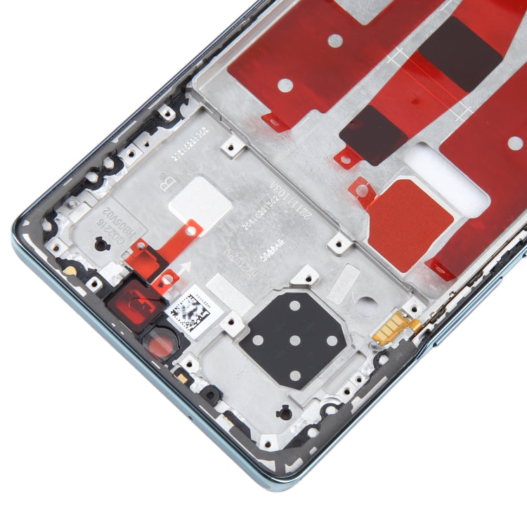 For Honor 80 Front Housing LCD Frame Bezel Plate(Green) by buy2fix