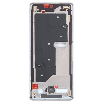 For Honor 80 Front Housing LCD Frame Bezel Plate(Silver) by buy2fix