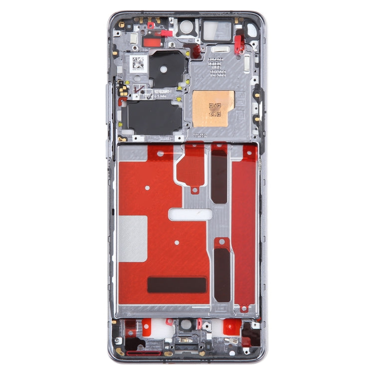 For Huawei P50 Pro Front Housing LCD Frame Bezel Plate(Black) by buy2fix