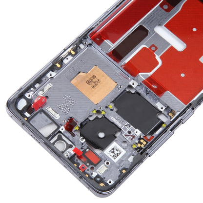 For Huawei P50 Pro Front Housing LCD Frame Bezel Plate(Black) by buy2fix