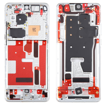 For Huawei P50 Pro Front Housing LCD Frame Bezel Plate(Silver) by buy2fix