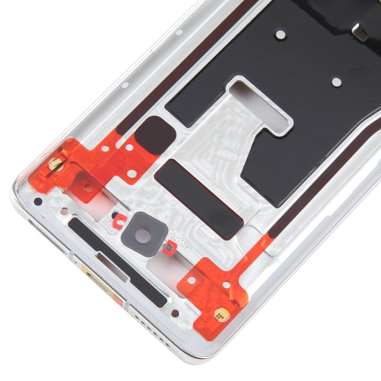 For Huawei P50 Pro Front Housing LCD Frame Bezel Plate(Silver) by buy2fix