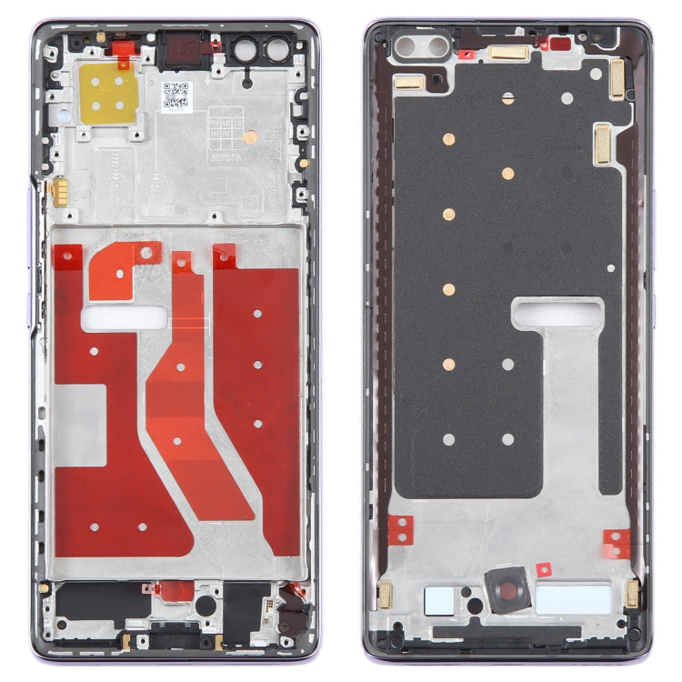 For Huawei nova 9 Pro Front Housing LCD Frame Bezel Plate(Purple) by buy2fix