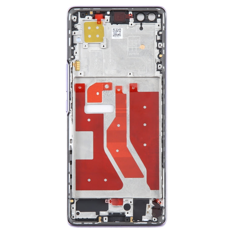 For Huawei nova 9 Pro Front Housing LCD Frame Bezel Plate(Purple) by buy2fix
