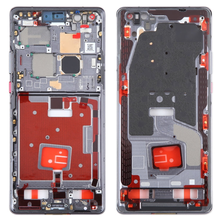 For Huawei Mate 40 Pro Front Housing LCD Frame Bezel Plate(Black) by buy2fix