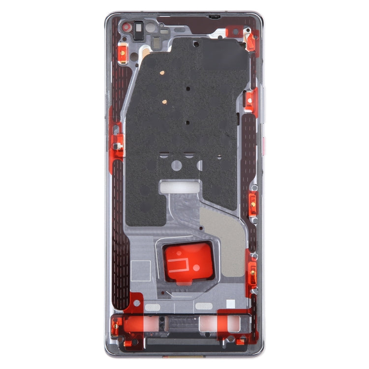 For Huawei Mate 40 Pro Front Housing LCD Frame Bezel Plate(Black) by buy2fix
