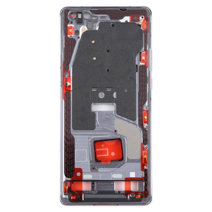 For Huawei Mate 40 Pro Front Housing LCD Frame Bezel Plate(Black) by buy2fix