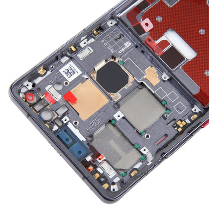 For Huawei Mate 40 Pro Front Housing LCD Frame Bezel Plate(Black) by buy2fix